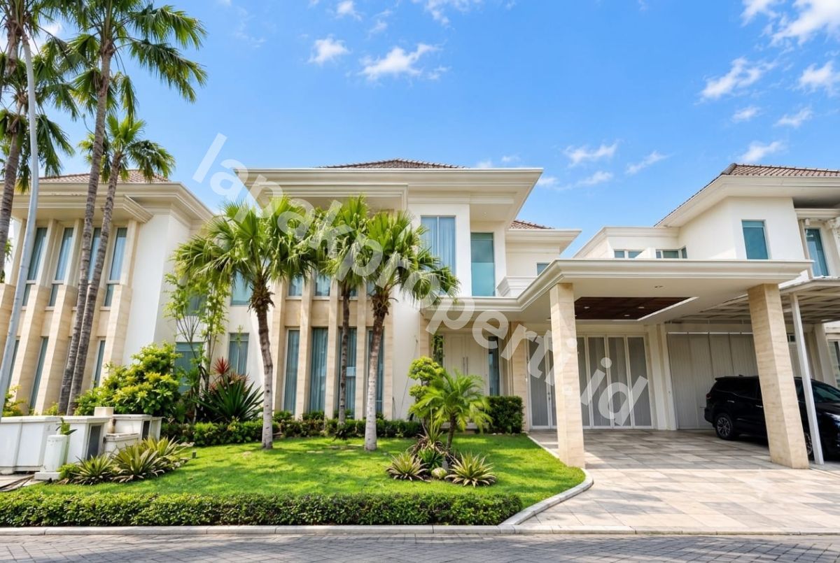 Lelang Cash Rumah Lariz Wood Pakuwon Indah Surabaya Barat Harga Bawah Pasar